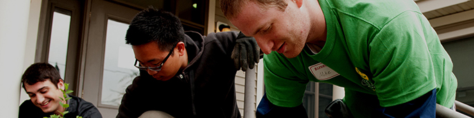 Students Participating in Community Service